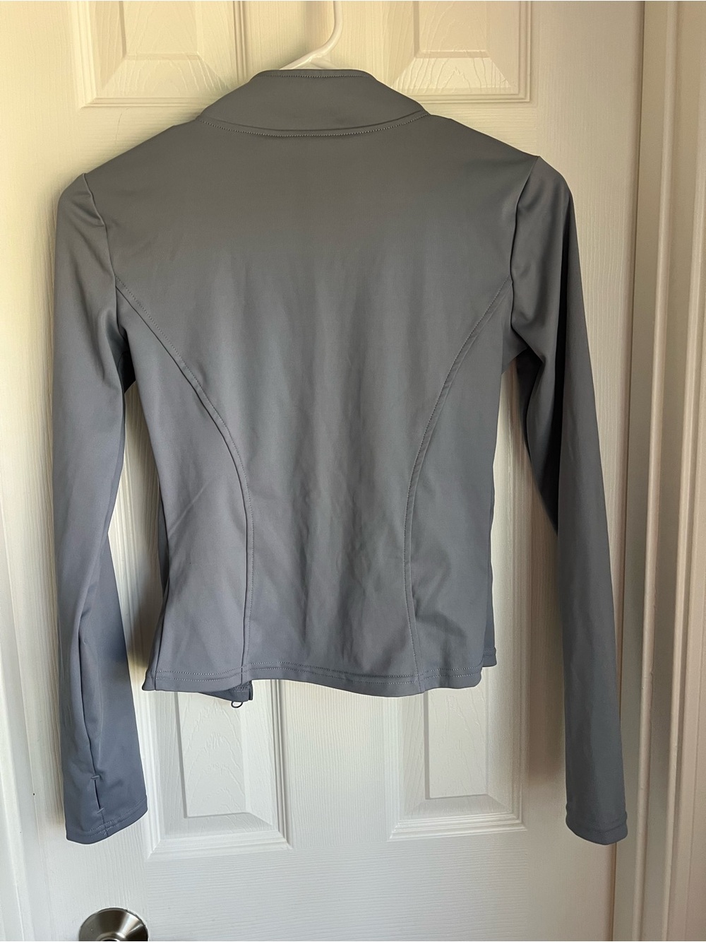 Blue Women's Lightweight Zip-Front Jacket - Picture 2 of 4